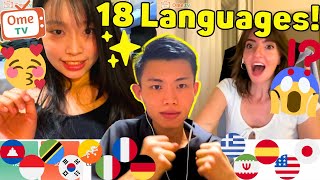 What If POLYGLOT Speaks Different Languages to Strangers  Omegle [upl. by Nirraj314]