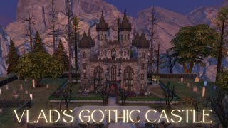 Vlads Vampire Castle 🏰🩸 The Sims 4 Speed Build [upl. by Sicnarf]