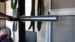 Rogue Fitness 15kg Bella Bar 20 Spin Test [upl. by Jacobson]