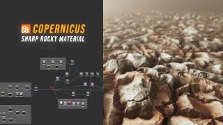 Houdini 205 Copernicus Tutorial  Creating a Sharp Rock Material [upl. by Llerreg]