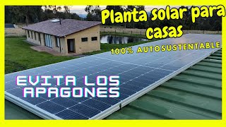 Paneles solares para casas ahorro respaldo tranquilidad [upl. by Nylzzaj863]