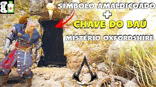 SÍMBOLO AMALDIÇOADO E CHAVE DO BAÚ  OXFORDSHIRE  ASSASSINS CREED VALHALLA [upl. by Yatzeck]