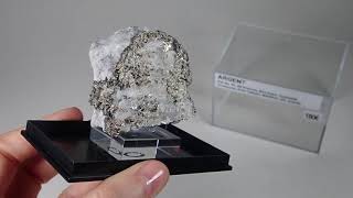 RM2603  Cubic silver crystals Aït Ahmane filon 53 DrâaTafilalet Morocco [upl. by Anenahs690]