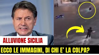 SCONVOLGENTE ALLUVIONE IN SICILIA ECCO LE IMM4GINI DI UN SALVATAGGIO INCREDIBILE [upl. by Modla]