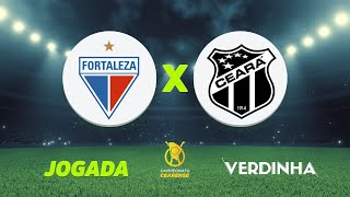 FORTALEZA X CEARÁ AO VIVO CAMPEONATO CEARENSE  30032024 [upl. by Llebiram]