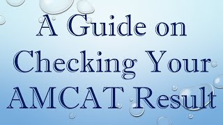 A Guide on Checking Your AMCAT Result [upl. by Caressa425]