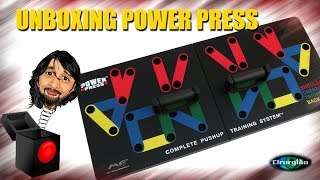 Unboxing Power Press  Acessório Para Flexão Biceps Triceps Ombro Cirurgião Vídeos [upl. by Eetnahc]