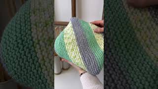 🌈 Babydecke aus Bobbelwolle stricken  kostenlose Strickanleitung für bunte Decke [upl. by Arihay]