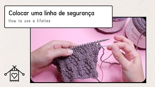 Colocar uma linha de segurança how to use a lifeline [upl. by Frohne]