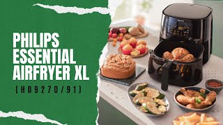 Philips Essential Airfryer XL 265lb62L Capacity Digital Airfryer HD927091  Philips Airfryer [upl. by Blus]