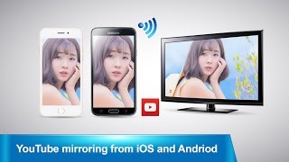 MiraScreen Mirror YouTube from iOS  Android device to TV screen [upl. by Pace]