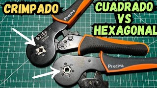 Comparativa Crimpado Cuadrado vs Hexagonal  Comparativas🤼 [upl. by Kezer]