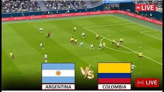 LIVEARGENTINA vs COLOMBIA I COPA AMERICA 2024 FULL MATCH⚽ [upl. by Yenffit]