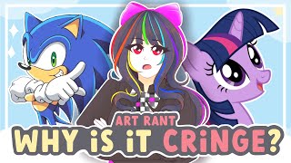 What Makes This Art Cringe Furries MLP Gacha Life and More  SPEEDPAINT  COMMENTARY [upl. by Abba]