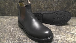 BlundStone 550 customized Chelsea boots repair and resole hand welted storm welt [upl. by Hukill156]