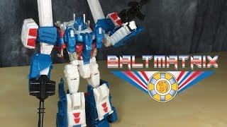 Transformers Generations Combiner Wars Leader Class Ultra Magnus with Minimus Ambus Video Review [upl. by Yelmene]