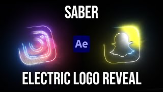 Saber Electric Logo Animation  After Effects Tutorial  Video Copilot Free Plugin [upl. by Bilek]