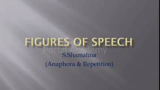 ANAPHORA REPETITION  FIGURE OF SPEECH  TNPSC GENERAL ENGLISH NEW SYLLABUS [upl. by Eyaf]