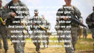 Otherwise Soldiers with Lyrics [upl. by Erodisi429]