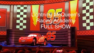 FULL OPENING DAY SHOW Lightning McQueen’s Racing Academy  Disney’s Hollywood Studios [upl. by Bala94]