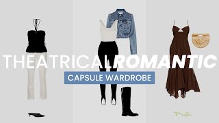 69 THEATRICAL ROMANTIC OUTFIT IDEAS  Casual Capsule Wardrobe for the Theatrical Romantic Kibbe Type [upl. by Hewes844]