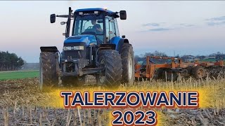 🔥💪Oporowe talerzowanie 💪🔥 NEW HOLLAND 💙 TM120 w akcji 🤪 [upl. by Hcaz]