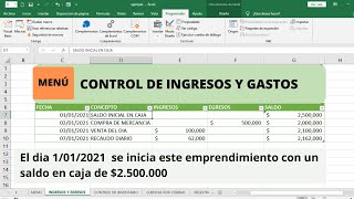 Elabora tu propia Plantilla Excel Control Cobros y Pagos sin macros [upl. by Wystand]