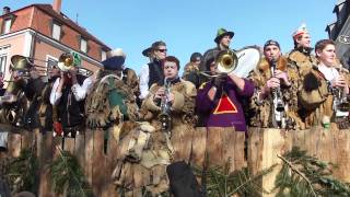 mädchen werden am Fasnet dienstag Faschingumzug Narrenumzug in Tettnang gefesselt [upl. by Nosbig]