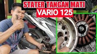 PENYEBAB STATER TANGAN HONDA VIRAL VARIO 125 MATI kita ulas bersama AGM Channel [upl. by Aniled867]