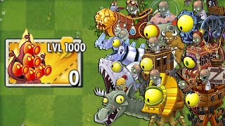 Plants Vs Zombies 2 Final Boss  Every Random Plant LEVEL 1000 Attack Pvz2 All Bosses Fight [upl. by Alioz960]