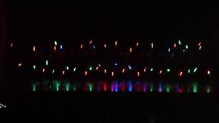 Mrs Bonadonna Carol of the Bells Light Show 2018 [upl. by Jehius]