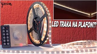 Postavljanje LED trake na plafon [upl. by Iniffit]