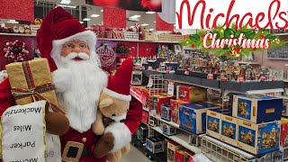 MICHAELS CHRISTMAS DECORATIONS amp MORE 2024 WALKTHROUGH [upl. by Akemrehs426]