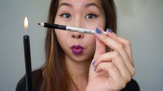 Easy winged liner  How to revive old pencil liners  tamaralisse [upl. by Wyler318]