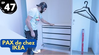 â­EP47 Comment monter les DRESSING PAX de chez IKEA [upl. by Dearden755]