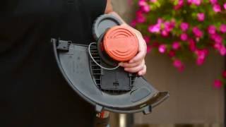 Changing a Single Line Spool on a BLACKDECKER String Trimmer [upl. by Atnwahs]