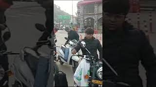 scooty on rent at nainital [upl. by Ihcalam]