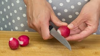 Ensalada de pepino y rábano con una salsa ligera y cremosa de yogur  GustosoTV [upl. by Nitsrek]