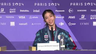 Thailands Panipak quotTennisquot Wongpattanakit defends taekwondo womens 49kg title｜Paris 2024｜Olympics [upl. by Llednol32]