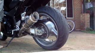 2007 CBR 1100XX Blackbird with Delkevic 200mm Exhaust [upl. by Ellerret836]