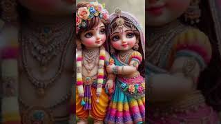 Radha krishna cute whatsapp status 📷 🥰💟short youtube youtubeshorts shortfeed reels ram dj [upl. by Forelli]