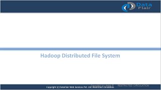 HDFS1 for Beginners  Big Data Hadoop Training [upl. by Zetes282]