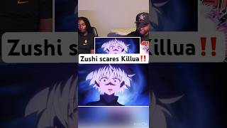 Heavens Arena‼️ killua hunterxhunter hunterxhunterreaction [upl. by Kilam]