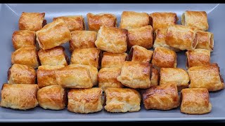 Recette  Mini Saucisses Feuilletées [upl. by Kimbra]