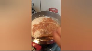 Arroz doce cremoso caramelizado sobremesa fácil de fazer e fica uma delicia arrozdocecremoso [upl. by Anuahsar]