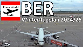 BER Winterflugplan 20242025  Flughafen Berlin Brandenburg Highlights [upl. by Nilyarg]