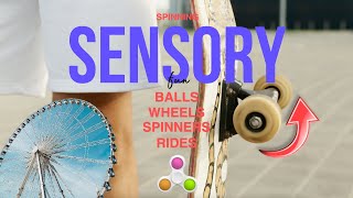 Spinning Things Balls Wheels Sensory Fun for Kids with Autism [upl. by Cynthla]