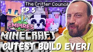 CUTEST BUILD EVER LDShadowLady The Critter Council  Ep 5  Minecraft Empires S2 119 REACTION [upl. by Gimpel]