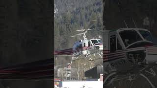 Helicopter Landing  Bell 205 Huey [upl. by Clemmy323]