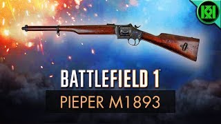 Battlefield 1 Pieper M1893 Review Weapon Guide  BF1 Weapons  BF1 Multiplayer Gameplay [upl. by Nahgrom31]